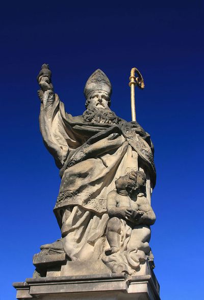 Saint Augustine Statue